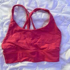lululemon pale raspberry Energy Longline bra